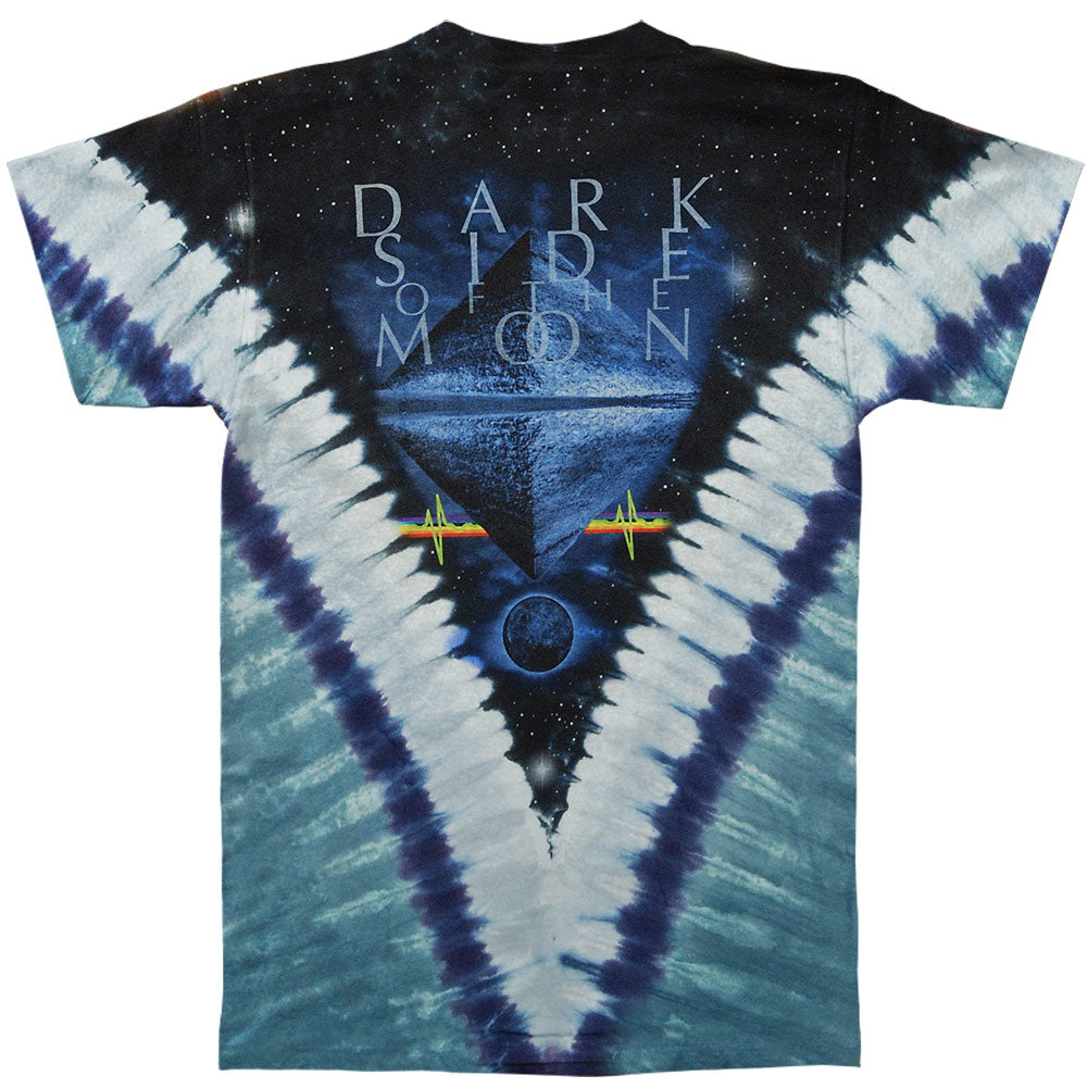 Pink Floyd Pyramid VDye Tie Dye T-shirt Back