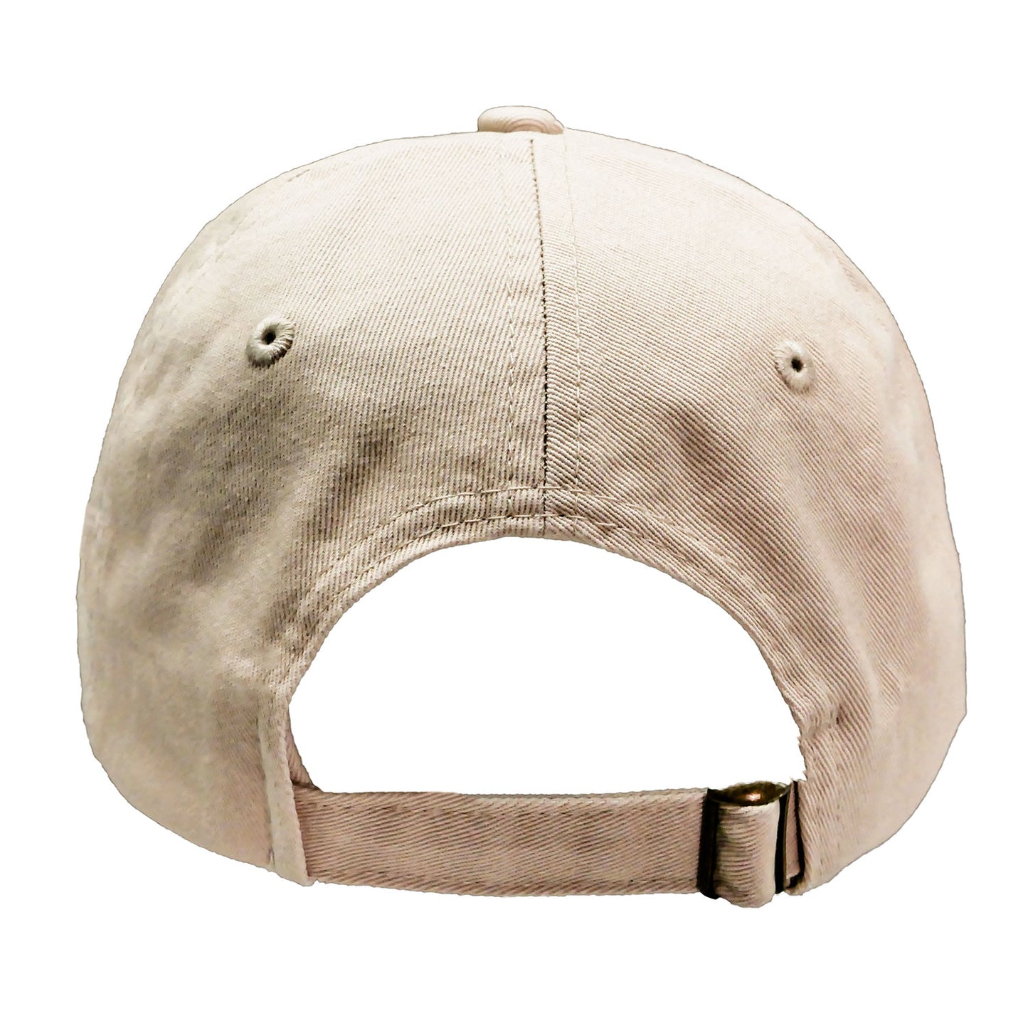 Grateful Dead Light Khaki Cap/Embroidered Steal Your Face Logo Baseball Cap Back