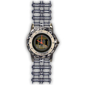 It Dies Today Gun Metal Chain Watch
