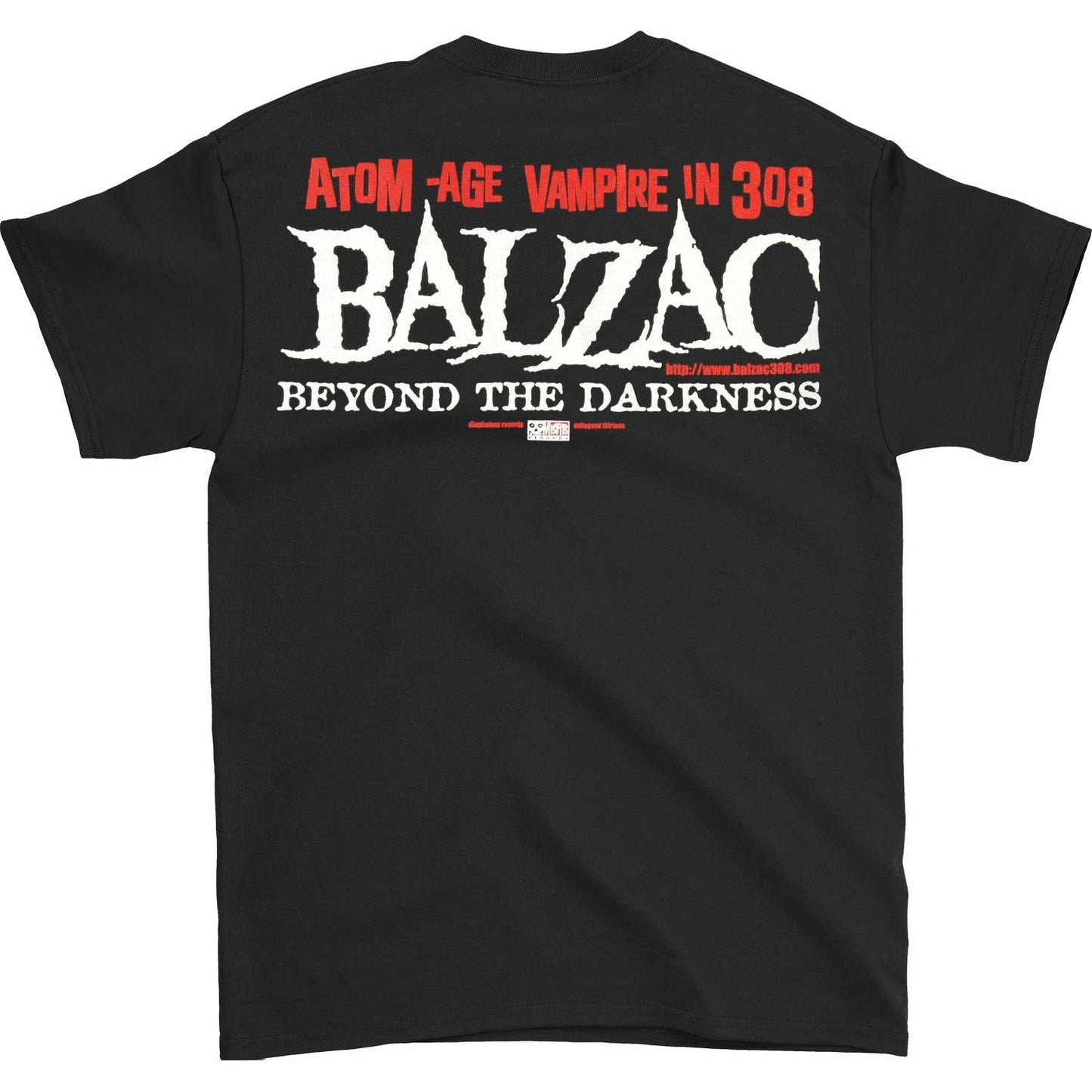 Balzac Beyond The Darkness T-shirt Back