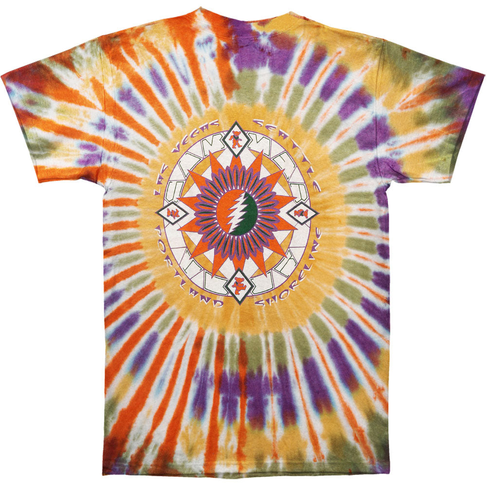 Grateful Dead Steal Your Feathers Tie Dye T-shirt Back