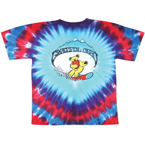 Grateful Dead Snowbears Tie Dye T-shirt Back