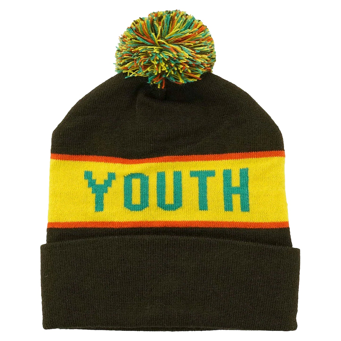 Sonic Youth Knit BROWN Hat Beanie Back