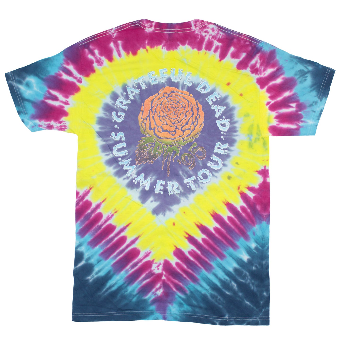 Grateful Dead Raindrops Tie Dye T-shirt Back