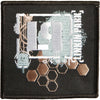 Honeycomb Spray Paint LP Logo With Symbols (3" X 3") Embroidered Patch