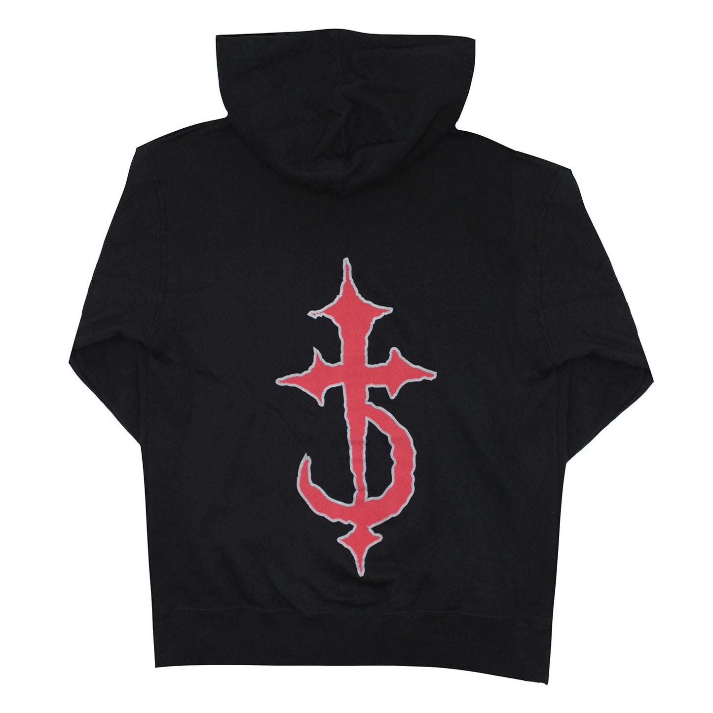 Logo Zippered Hooded Sweatshirt