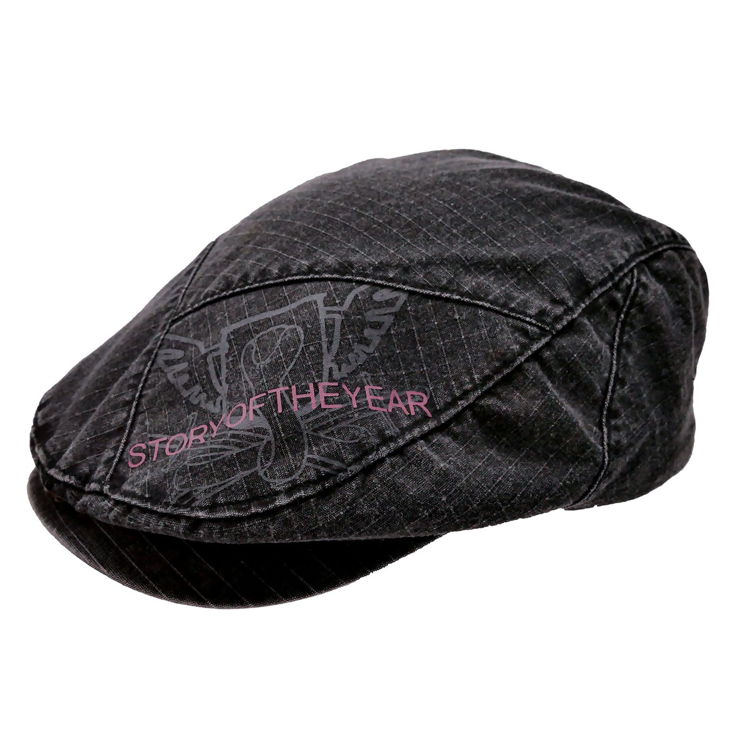 Girls Grey Ivy Cap/Cobra & Swords Crest With Pink Logo Ivy Cap