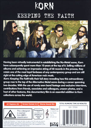Korn DVD Back