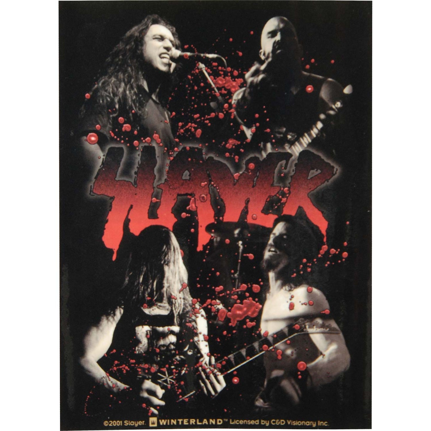 Slayer Blood Splattered Sticker Front