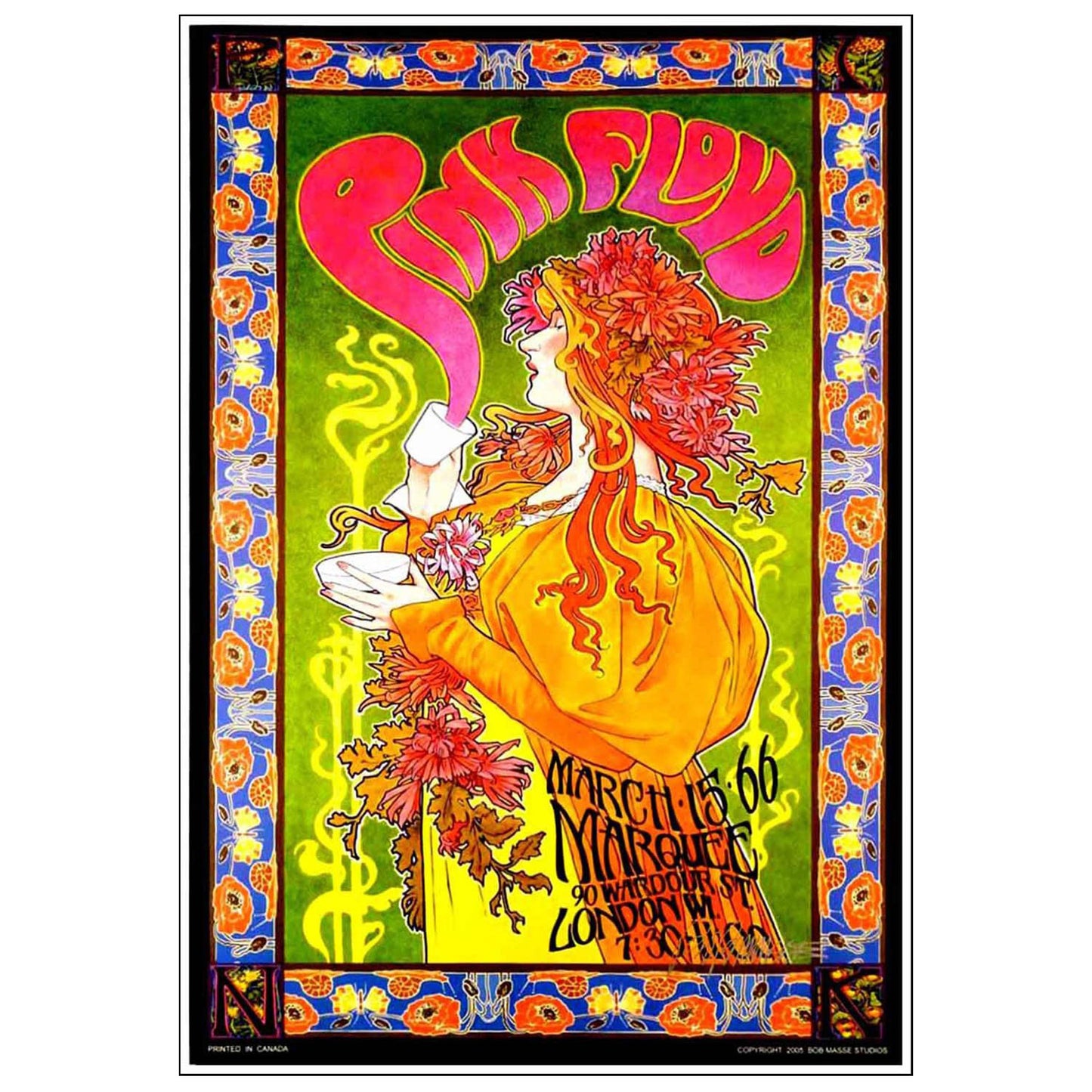 Pink Floyd Concert Promo Poster
