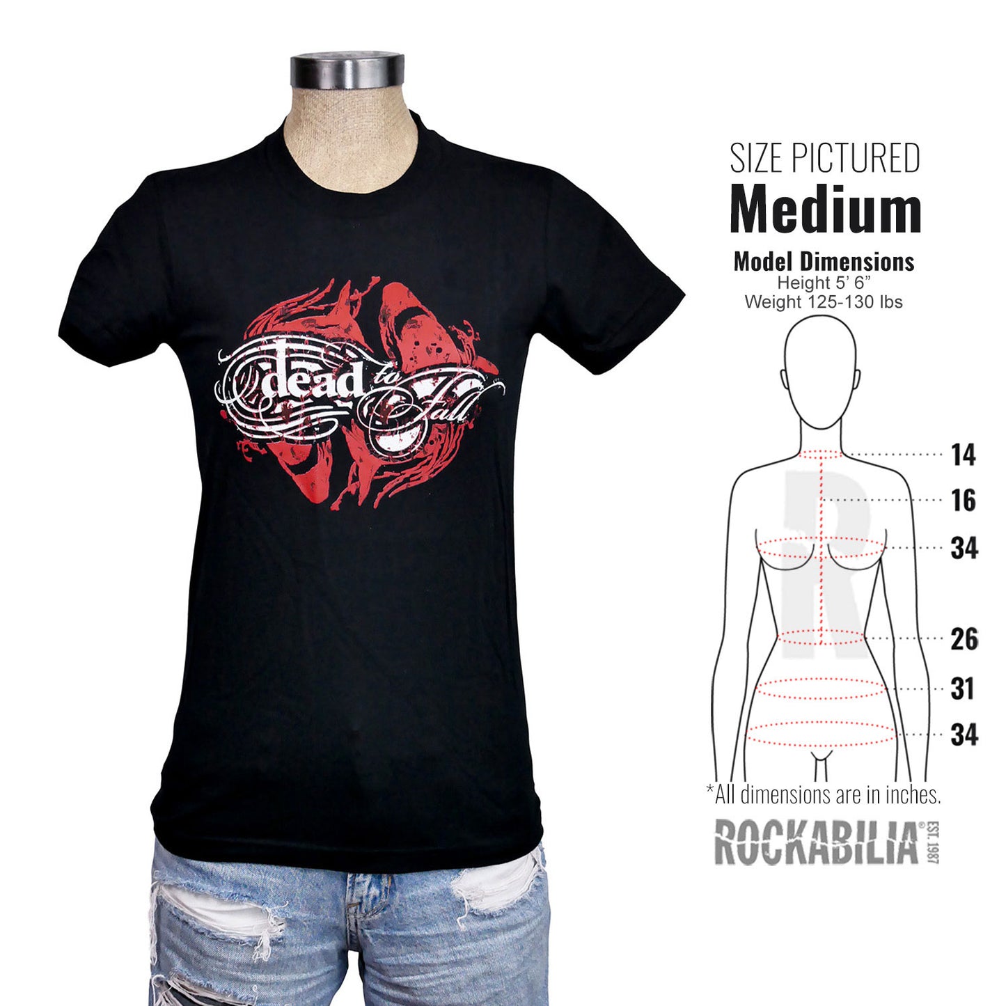 Dead To Fall Junior Top Alt 3
