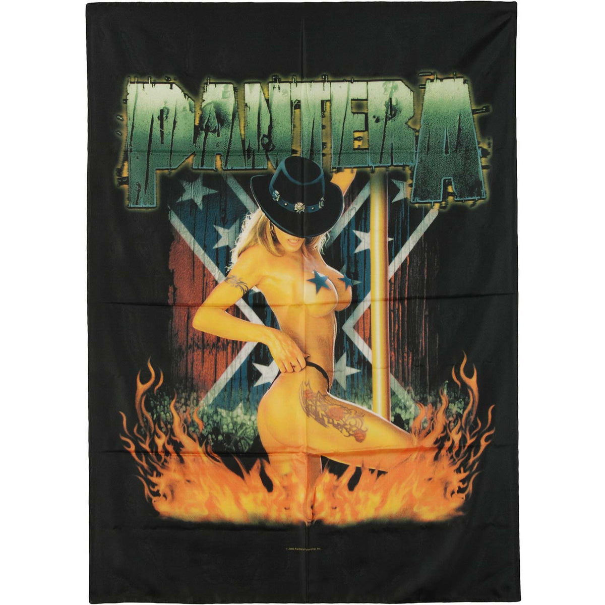 Pantera Girl South Poster Flag Front