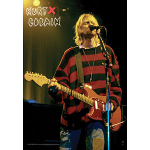 Nirvana Kurt Cobain - Stage Poster Flag Front
