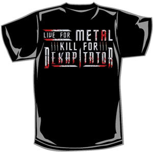 Dekapitator The Storm T-shirt Back