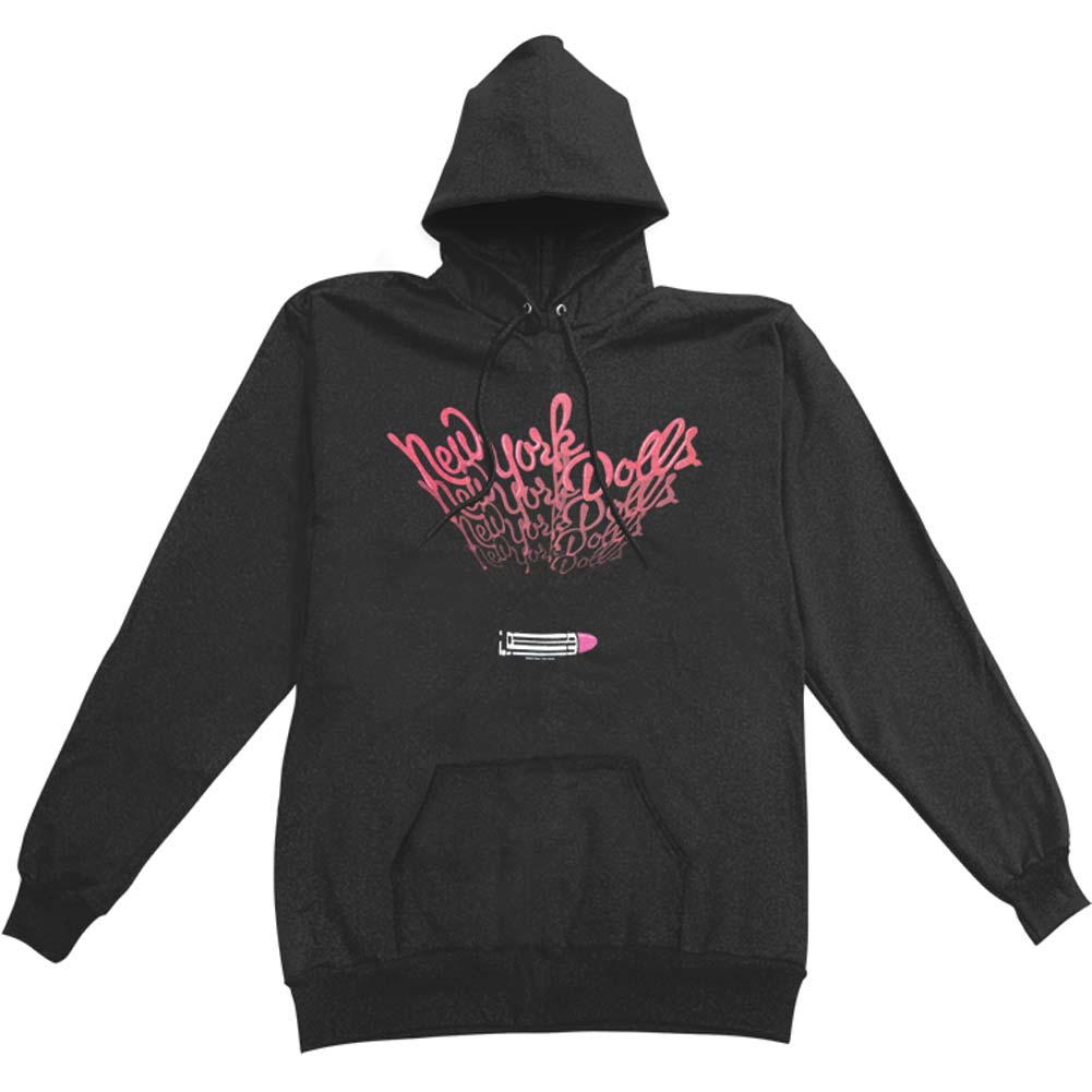 New York Dolls Lipstick Hooded Sweatshirt Front