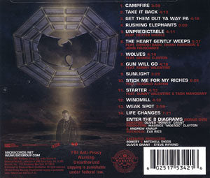 Wu Tang Clan DVD Back