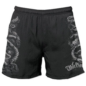 Warriors Gym Shorts Back
