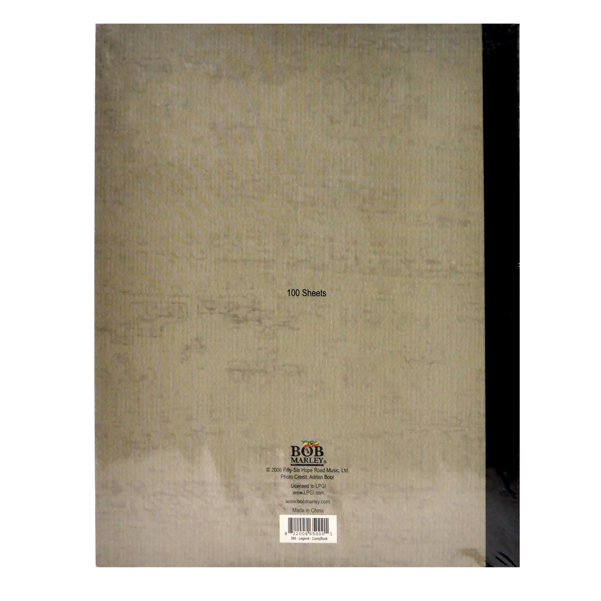 Bob Marley Legend - CompBook Composition Notebook School Supplies Back