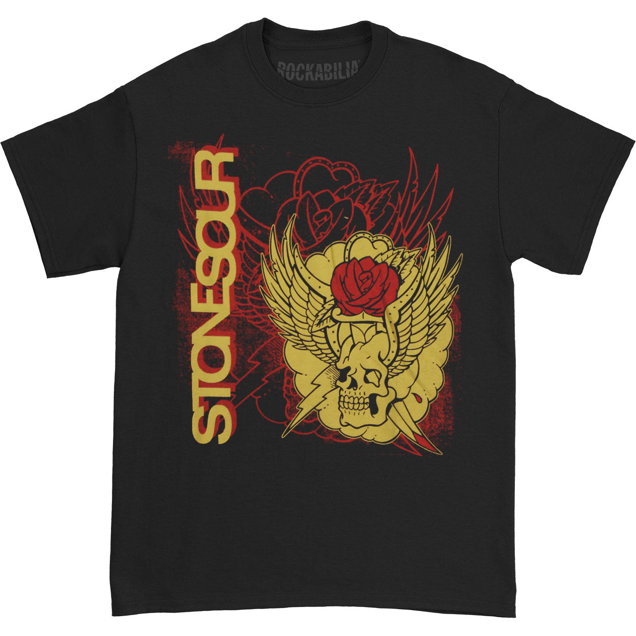 Stone Sour Skull Dagger T-shirt Front