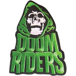 Doomriders Green Reaper Embroidered Patch Front
