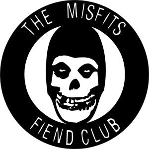 Misfits Fiend Club Peel & Rub Sticker Front