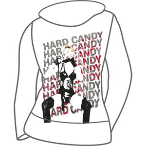 Madonna Hard Candy Girls Jr Hooded Sweatshirt Back