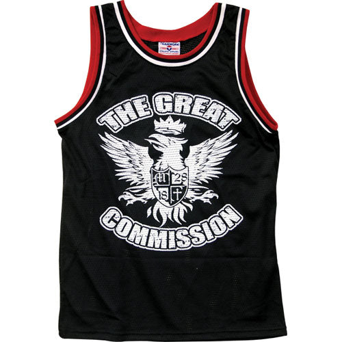 Great Commission Eagle Basketball Jersey Front