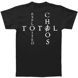 Exploited Mohican Skull T-shirt Back
