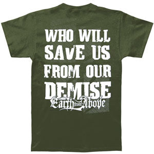 Earth From Above Bomb T-shirt Back