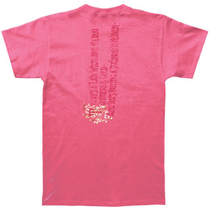 Led Zeppelin Pink Stairway To Heaven Vintage T-shirt Back