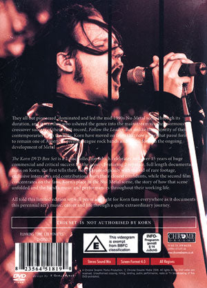 Korn DVD Back