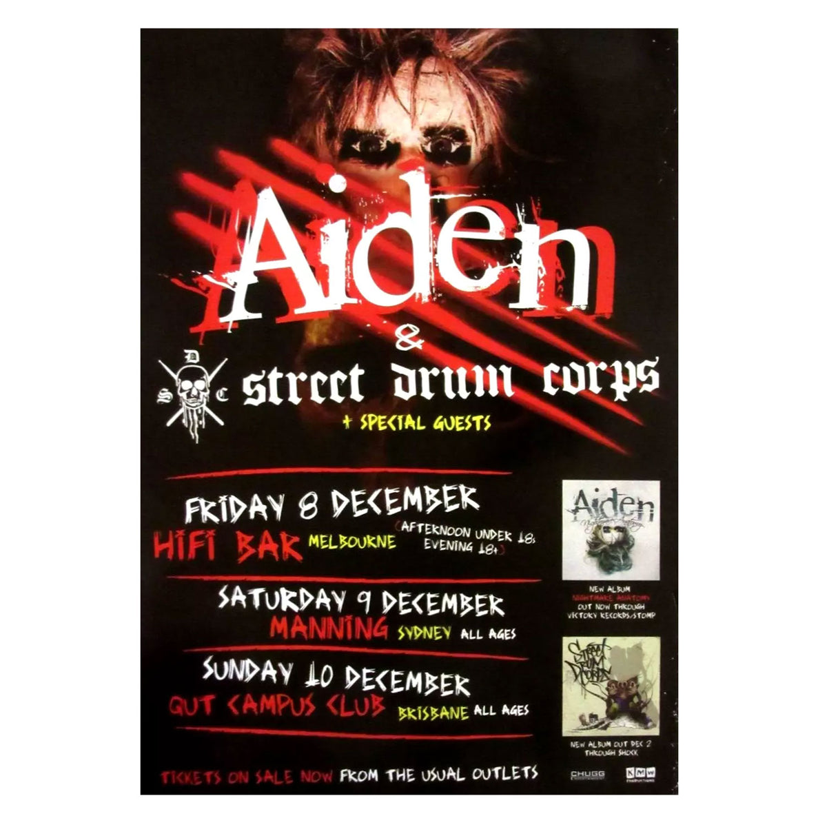 Aiden Concert Promo Poster Front