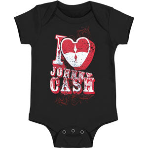 Johnny Cash Love Bodysuit Front