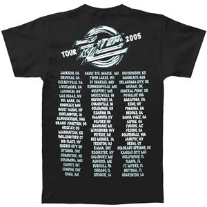 ZZ Top B&W Band Photo T-shirt Back