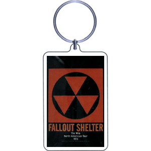 Who 1973 British Tour Plastic Key Chain Back