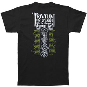 Trivium Crusade North America Summer 2007 Tour T-shirt Back
