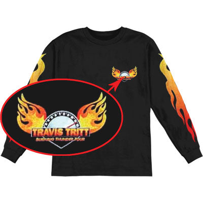 Travis Tritt Burning Thunder Long Sleeve Front