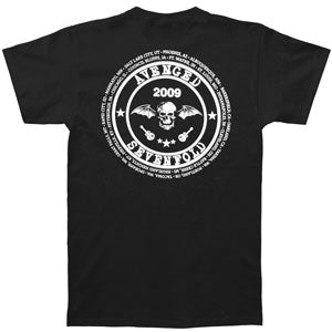 Avenged Sevenfold 'Merica 09 Tour T-shirt Back