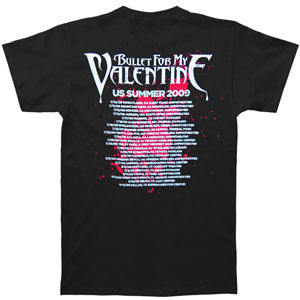 Bullet For My Valentine Fish Food 09 Tour T-shirt Back