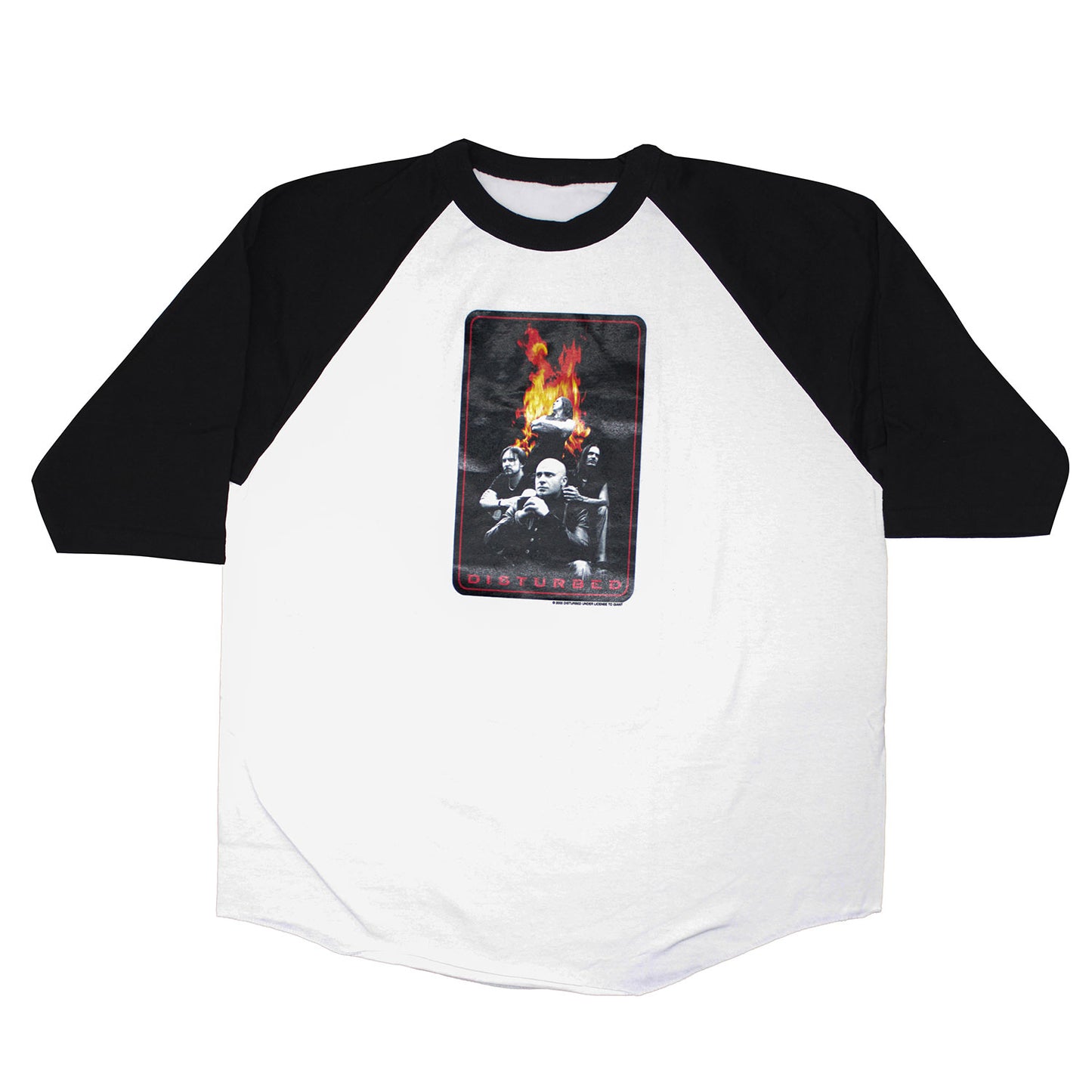Disturbed Fireball Baseball Jersey Front