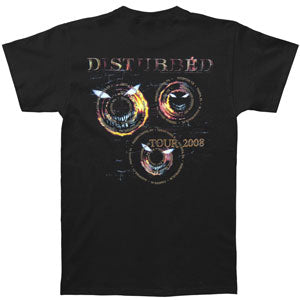 Disturbed Four Faces '08 T-shirt Back