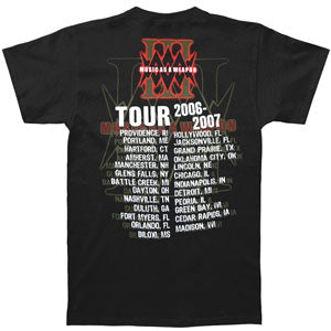 Disturbed Music As A Weapon 06-07 Tour T-shirt Back