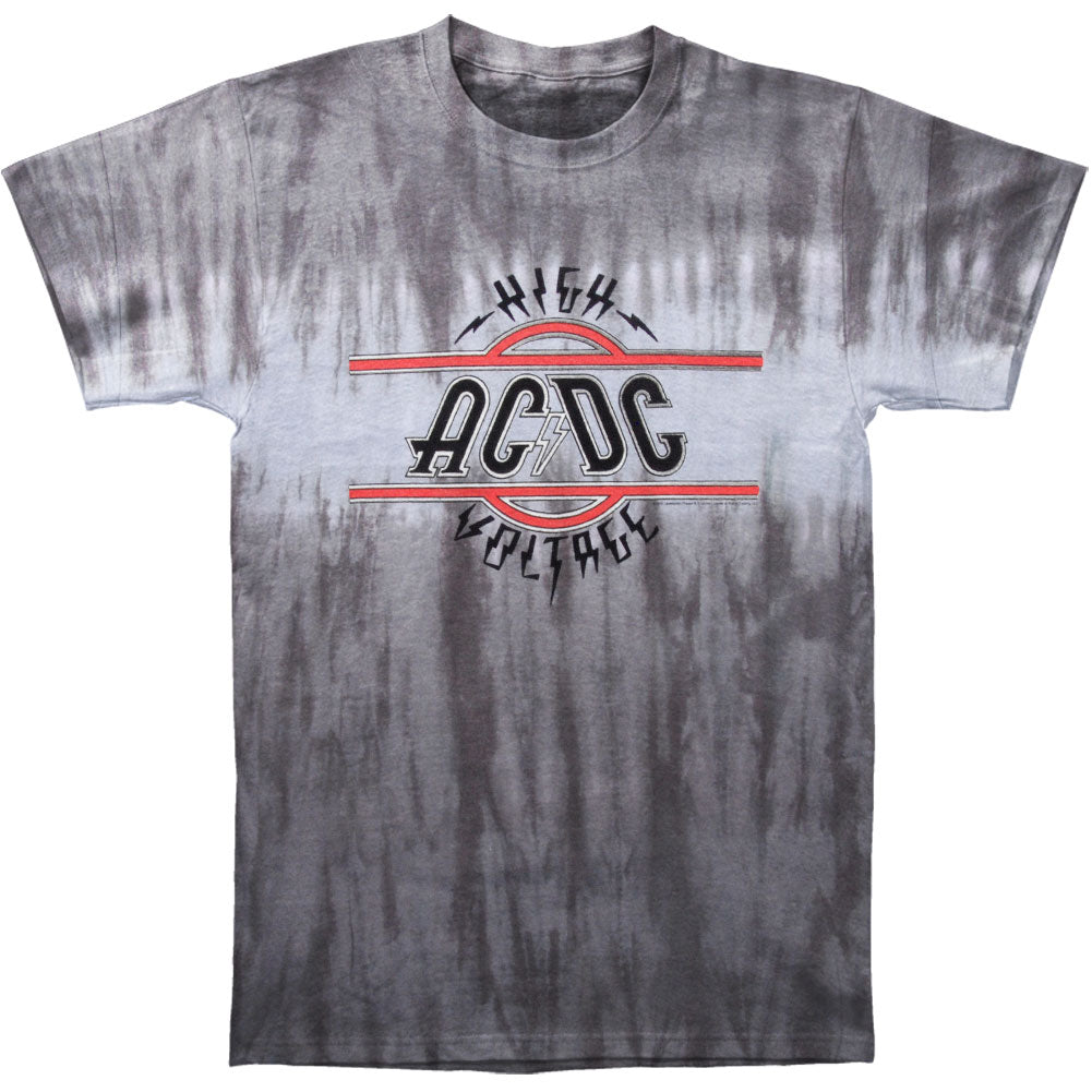 AC/DC High Voltage Tie Dye T-shirt Front