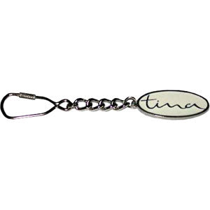 Tina Turner Metal Key Chain Front