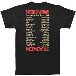 System Of A Down Mezmerize 2005 North America Tour T-shirt