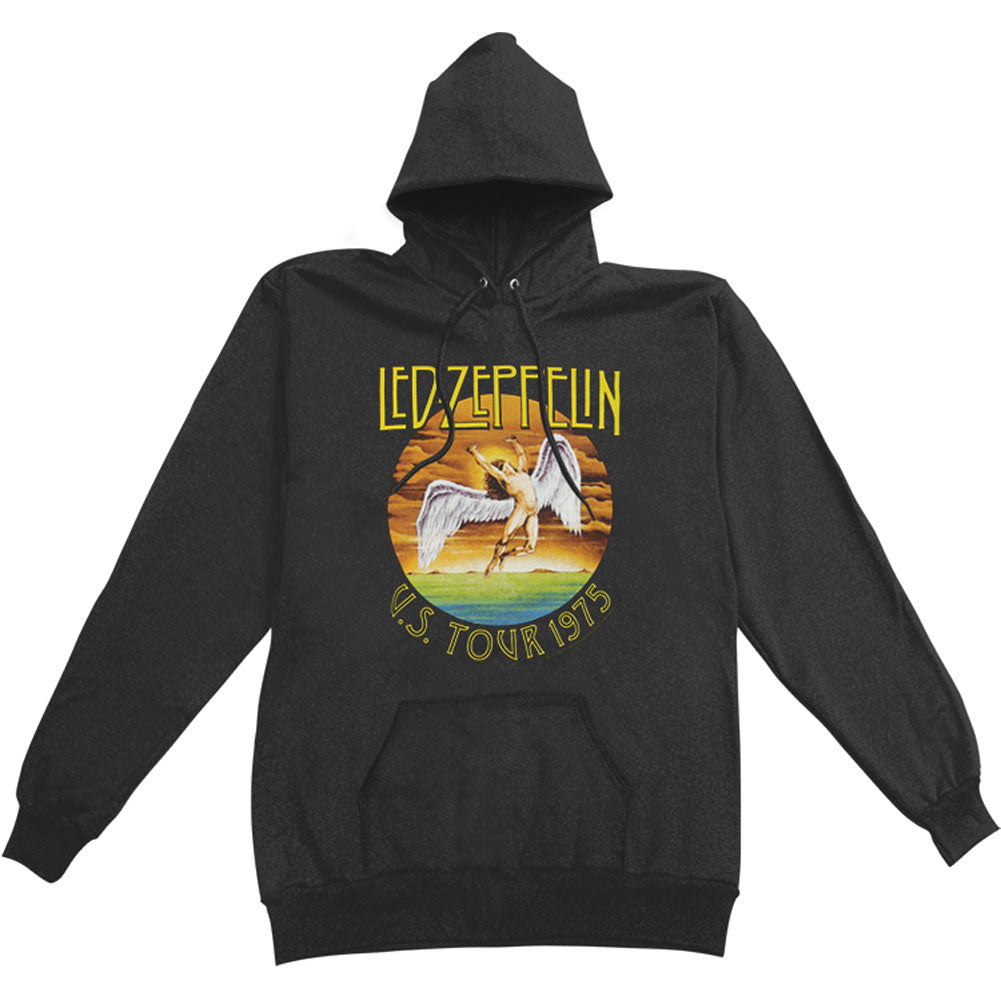 Led Zeppelin US Tour 1975 Hooded Sweatshirt Front
