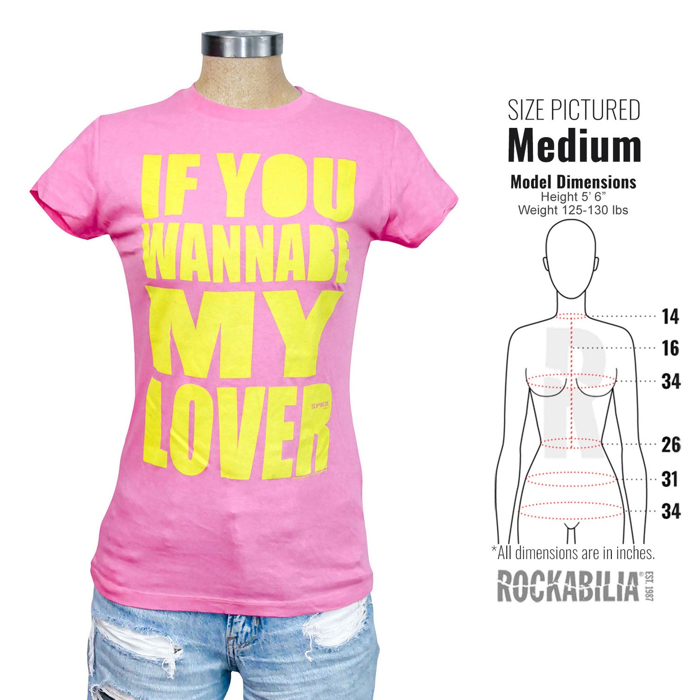 Spice Girls If You Wannabe My Lover Soft Junior Top Alt 3