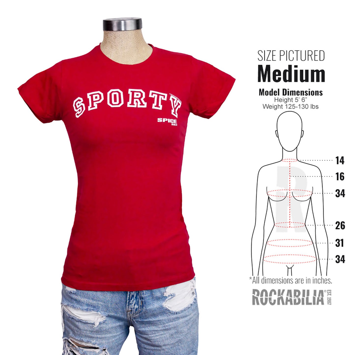 Spice Girls Sporty Soft Junior Top Alt 3