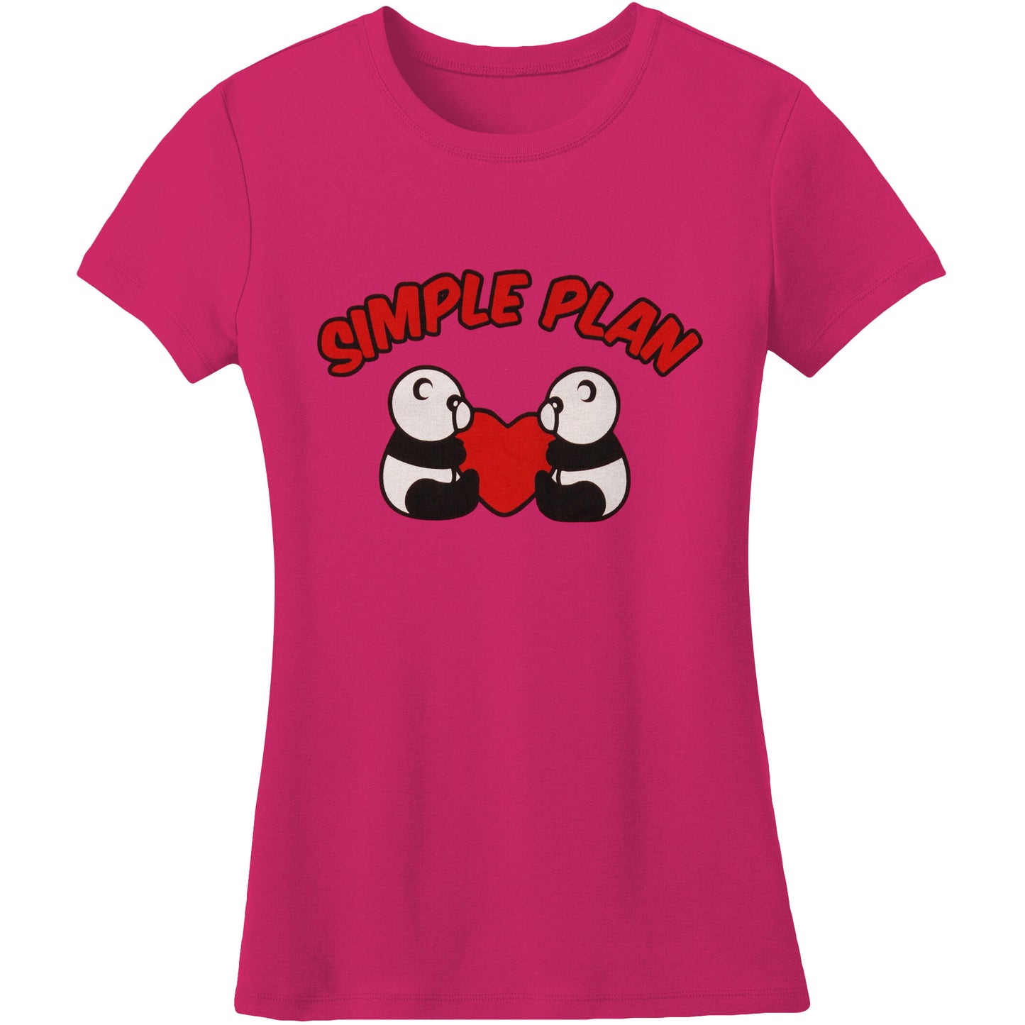 Girls Jr./Pandas With Heart Junior Top