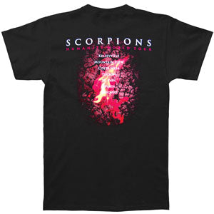 Scorpions Humanity Hour I Tour City Info Kelseyville - Chicago T-shirt Back
